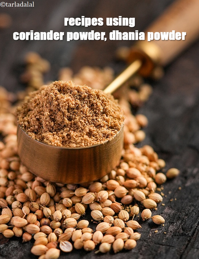Recipes using coriander powder