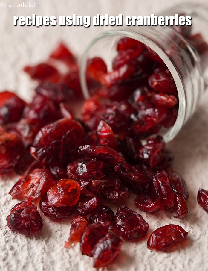 Recipes using  dried cranberries
