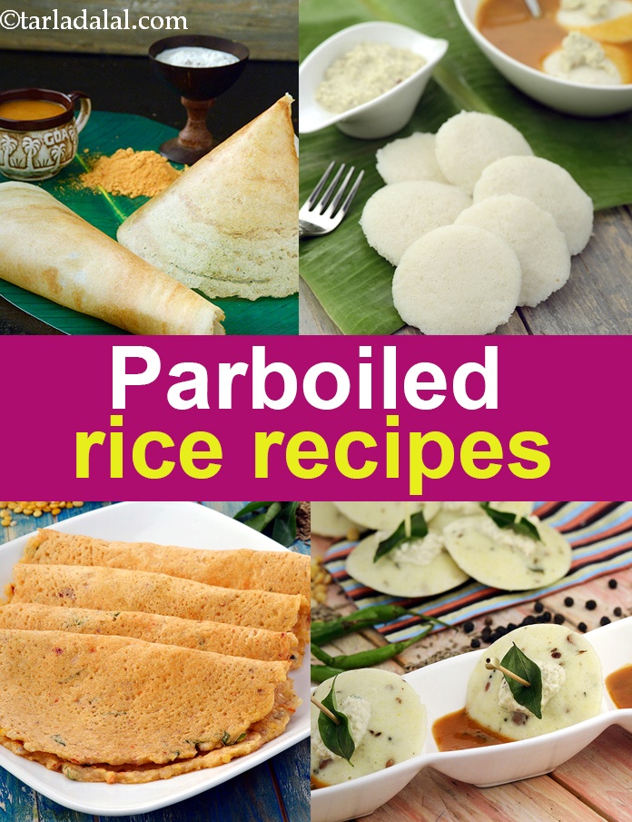 Recipes using  parboiled rice