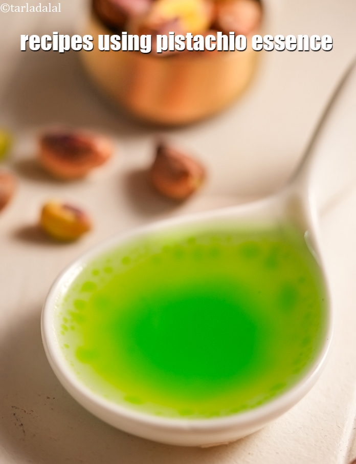 Recipes using  pistachio essence