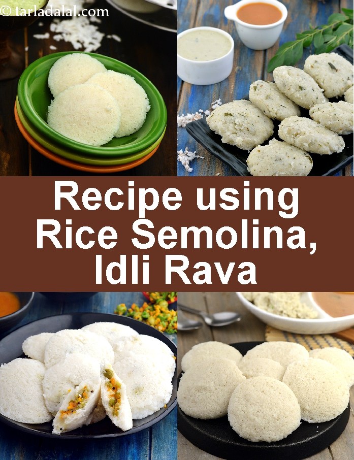 Recipes using  rice semolina