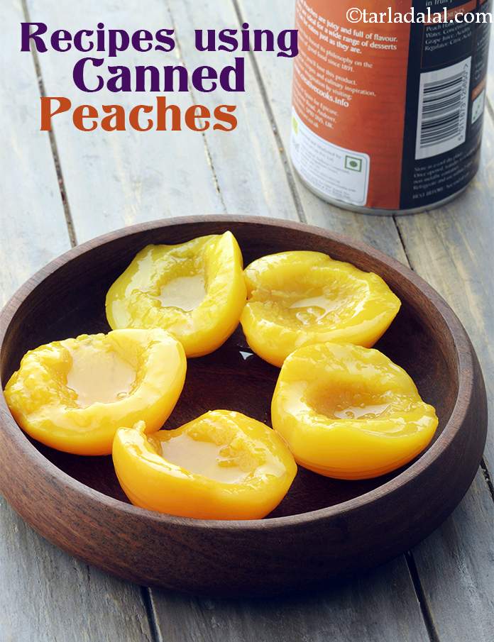 Recipes using  canned peaches
