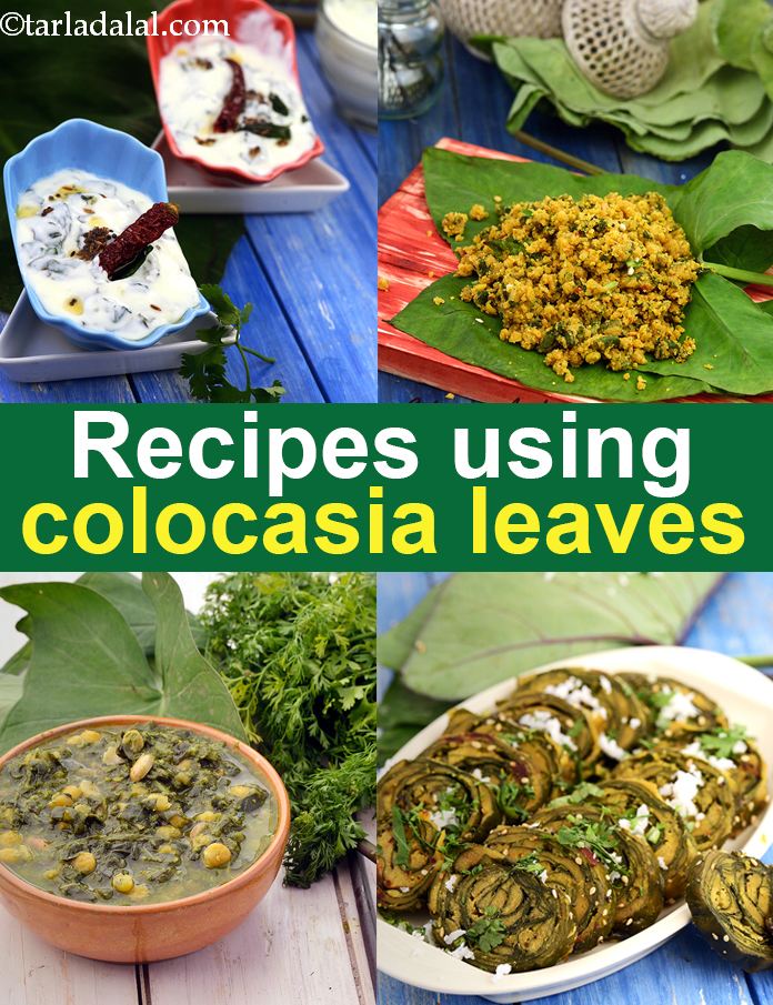 Recipes using  colocasia leaves