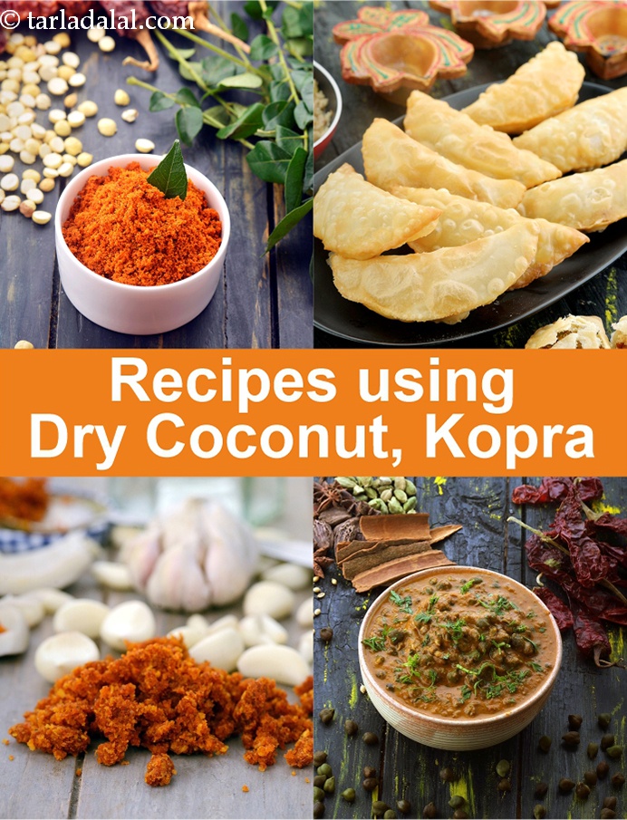 Recipes using  dry coconut