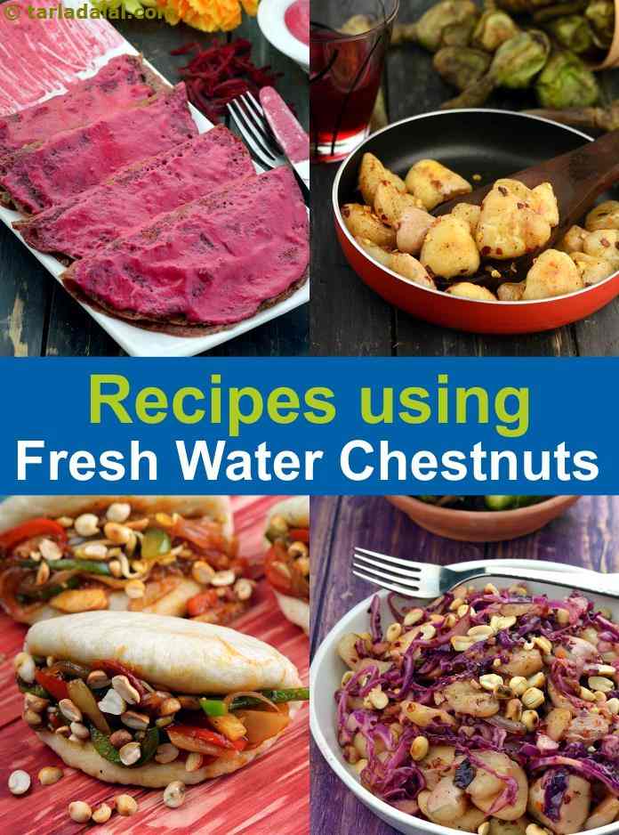Recipes using  fresh water chestnut