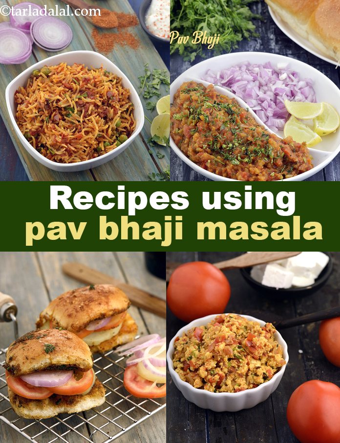 Recipes using  pav bhaji masala