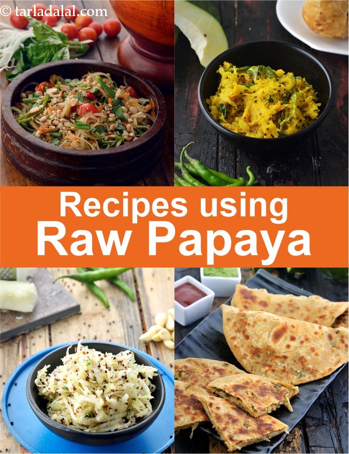 Recipes using  raw papaya