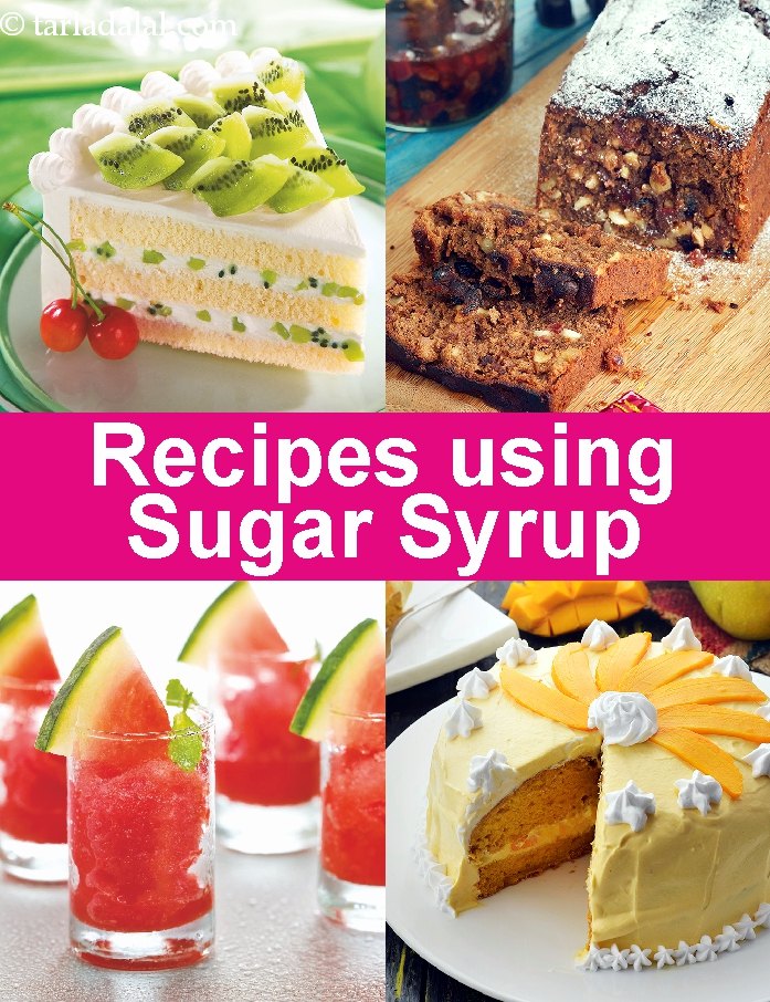 Recipes using  sugar syrup