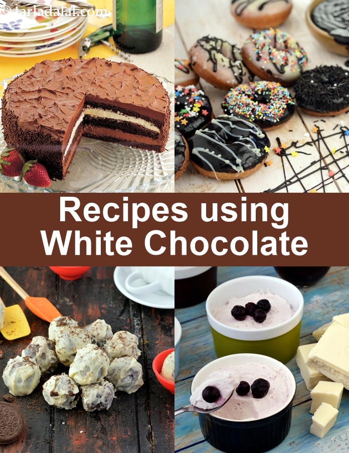 Recipes using  white chocolate