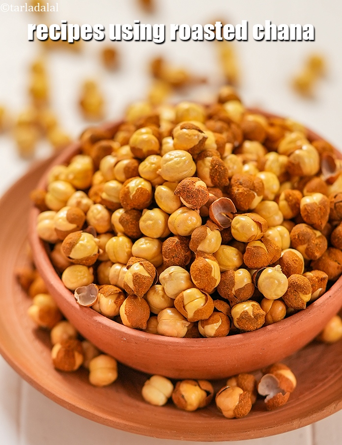 Recipes using  roasted chana