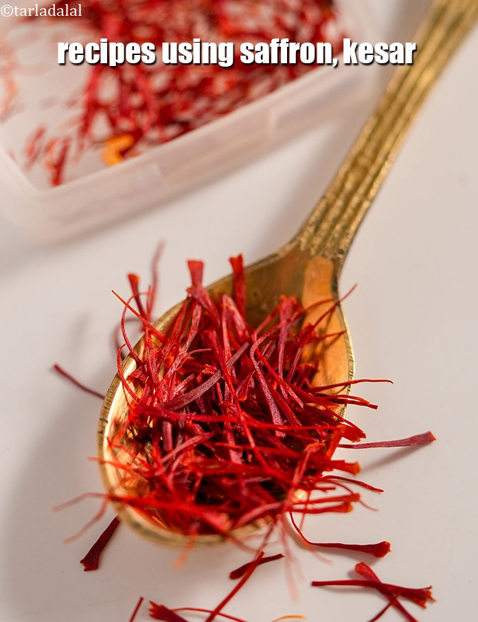 Recipes using  saffron