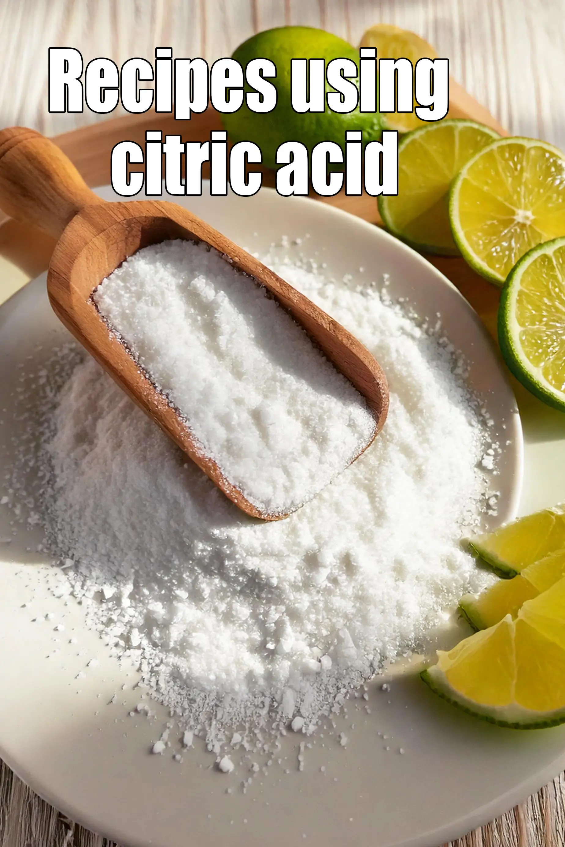 Recipes using citric acid
