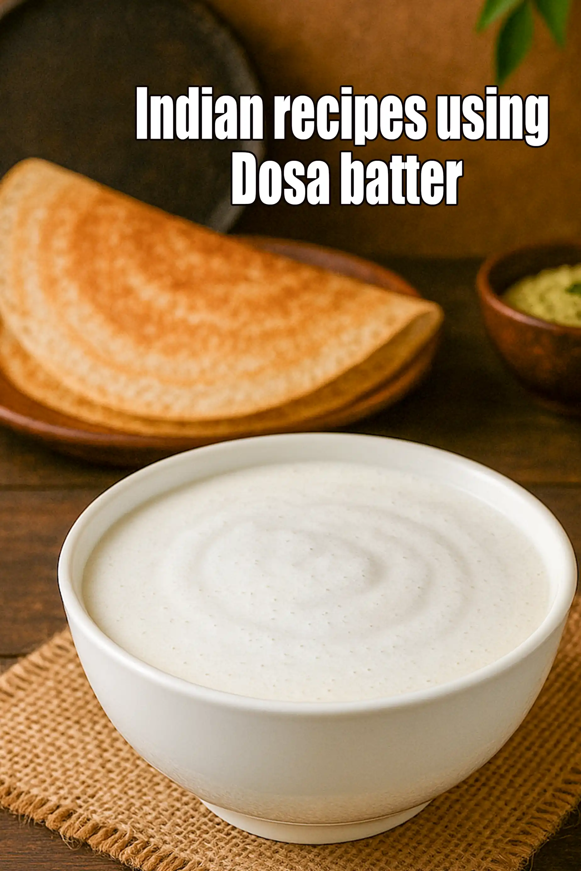 Recipes using  Dosa batter