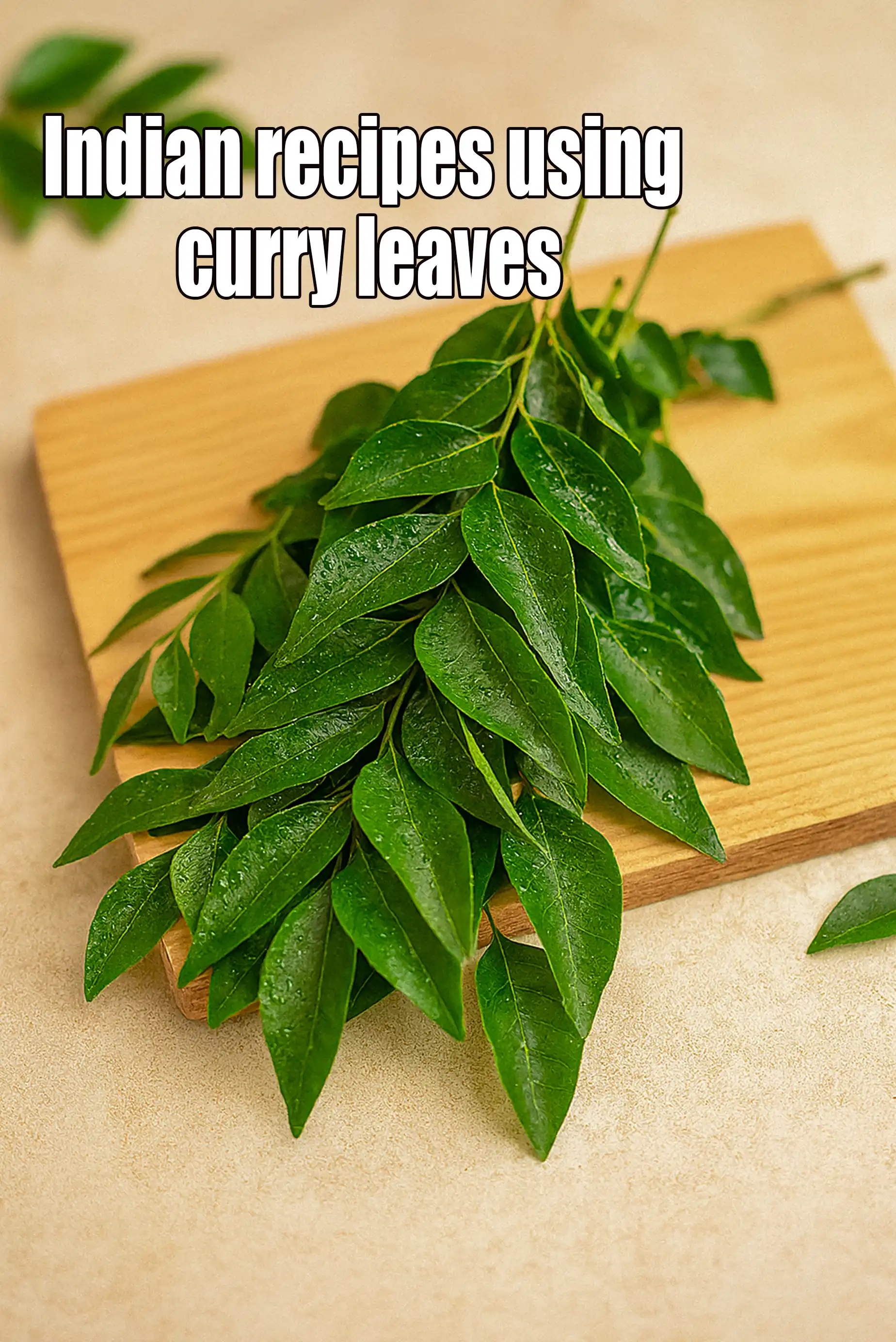 Recipes using  curry leaves