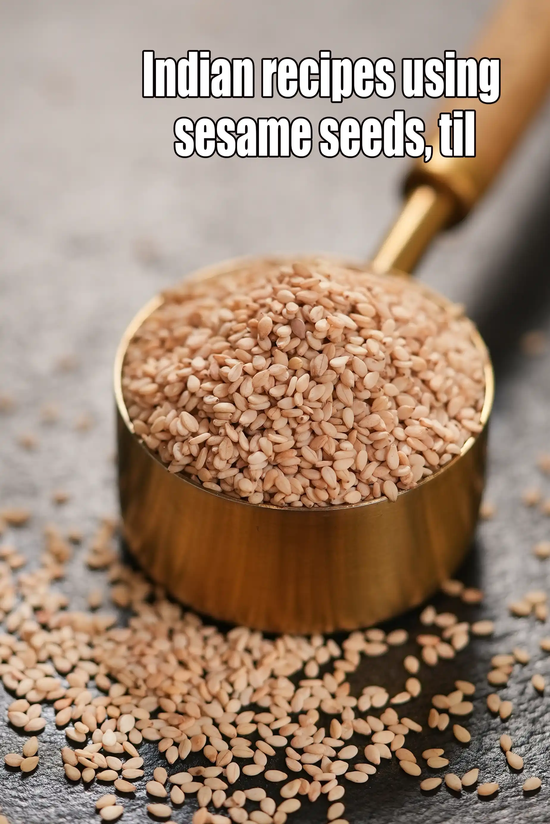 Recipes using  sesame seeds
