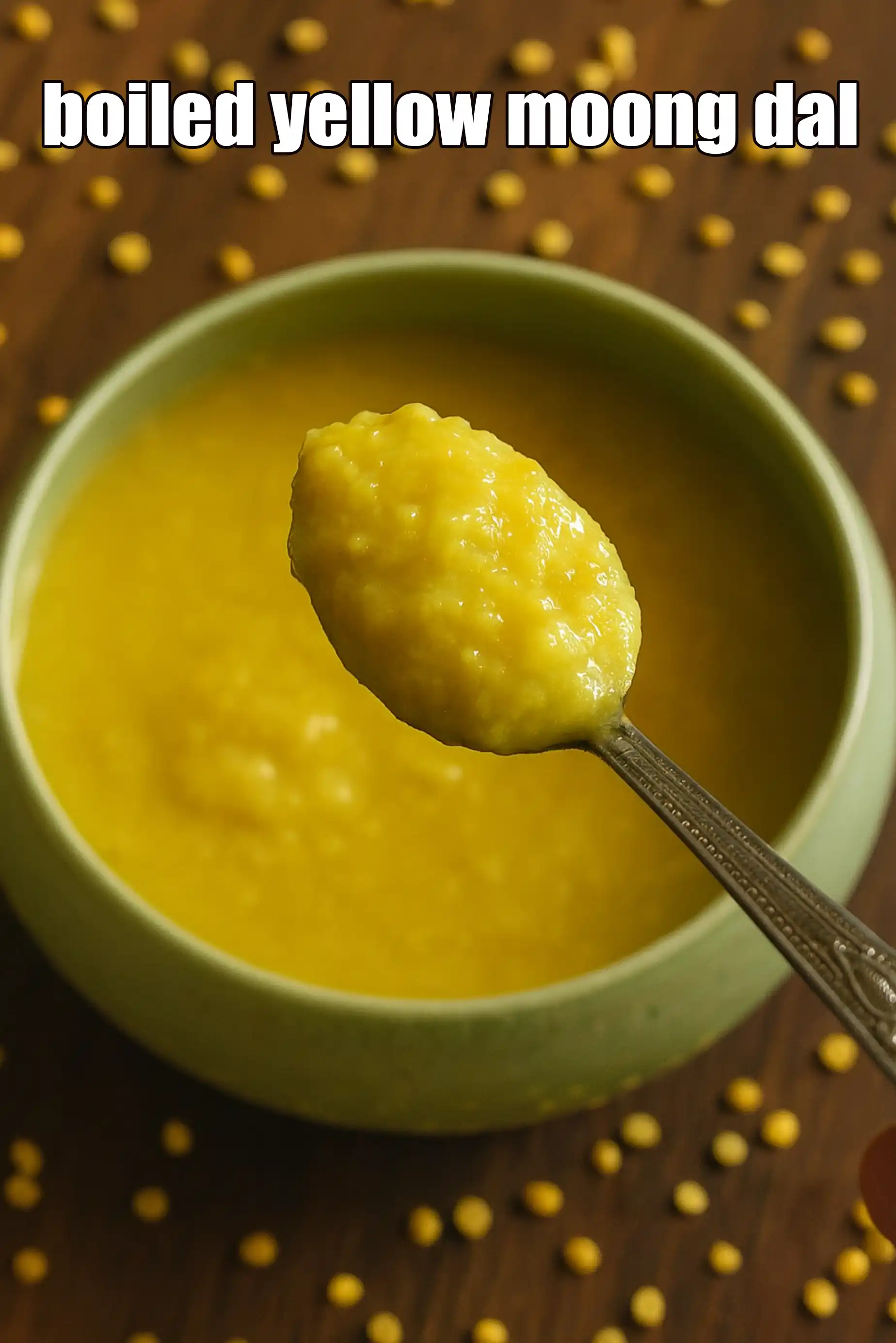 Recipes using  boiled yellow moong dal