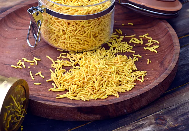 Aloo Bhujia, Potato Sev, Jar Snack