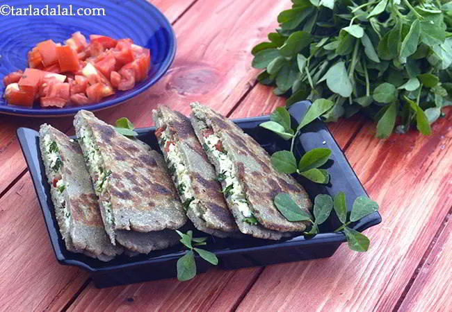  Stuffed Bajra Parathas, Bajra Paratha