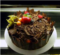 A Rich Chocolate Cake.