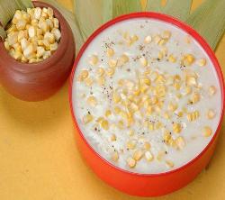 Creamy Corn In White Sauce with Cheese