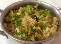 Mushroom Tahini Rice