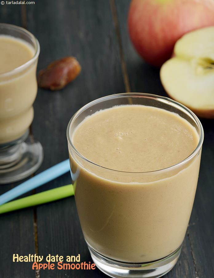 Apple Shake, Healthy Date and Apple Smoothie
