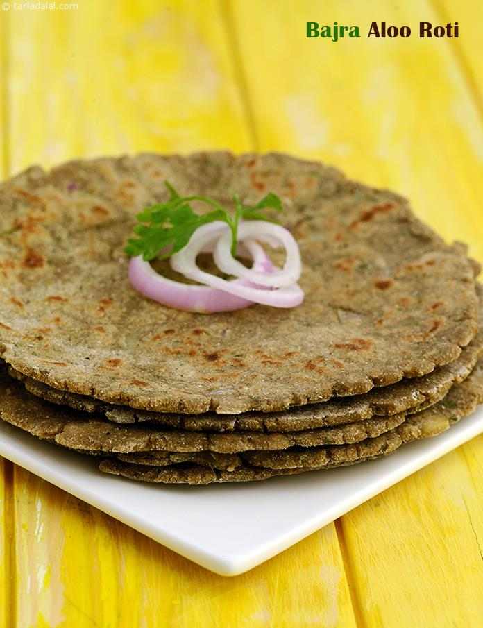 Bajra Aloo Roti, keeping anemia at bay, the bajra-potato way! iron rich roti maintains your body temperature and protects you from cold weather too. 