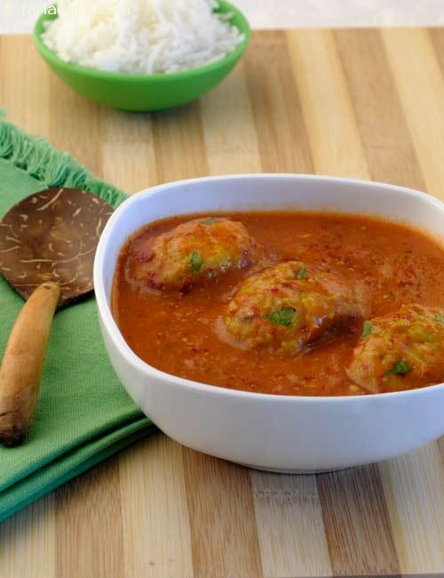 Baked Doodhi Kofta Curry ( Healthy Subzi)