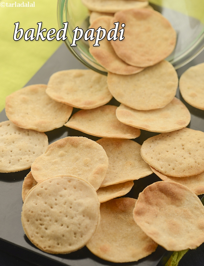 Baked Puri ( Baked Papadi)