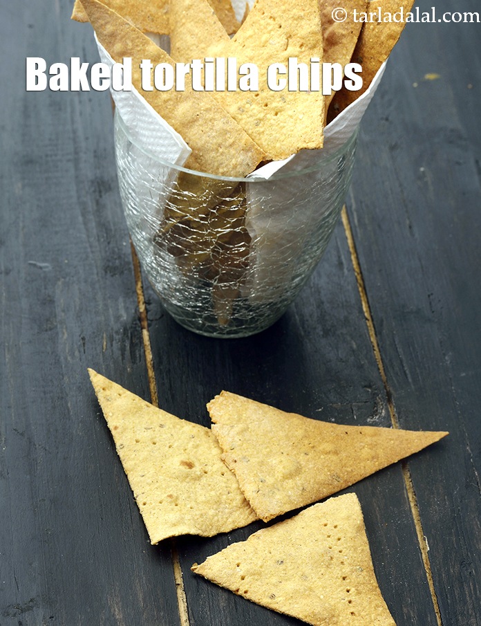 Baked Tortilla Chips, Whole Wheat Tortilla Chips, Diabetic Friendly