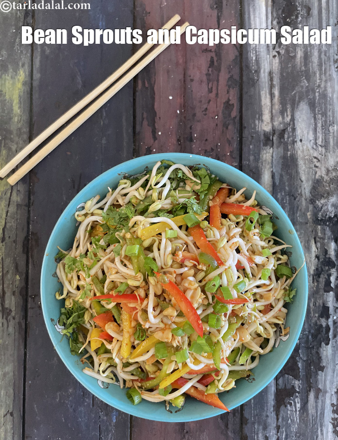 Bean Sprouts and Capsicum Salad