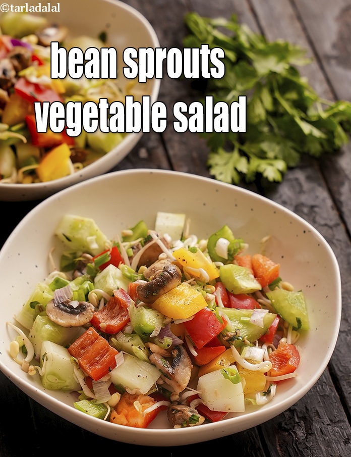 Bean Sprouts Vegetable Salad