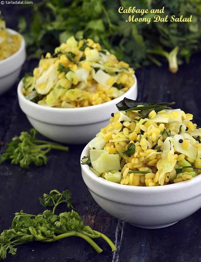 Cabbage and Moong Dal Salad
