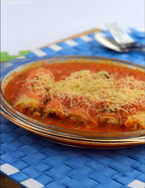 Canneloni - Neapolitan Style ( Fast Foods Made Healthy Recipe)