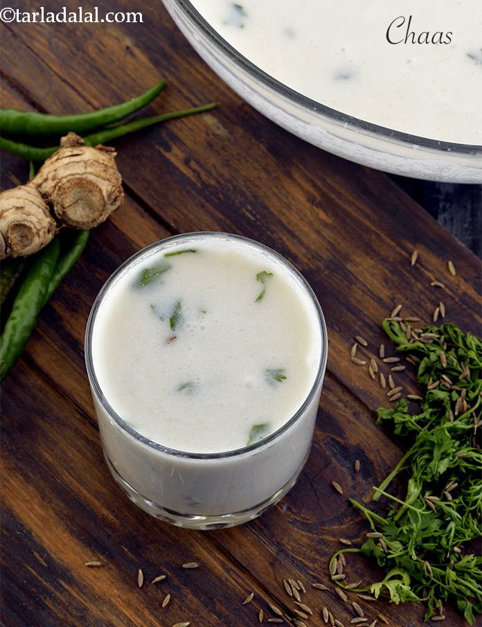 Masala Lassi (Masala Chaas Recipe + Video) - Flavours Treat