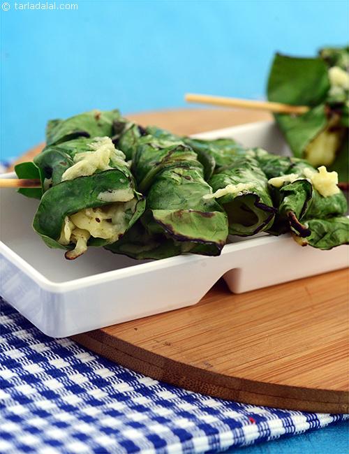 Cheesy Spinach Parcels
