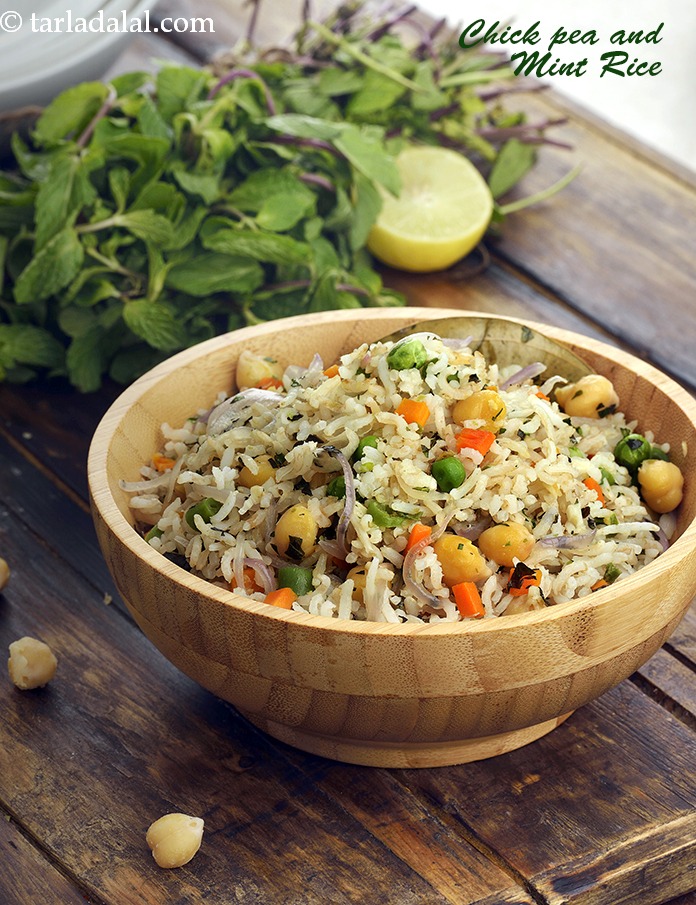Chick Pea and Mint Rice