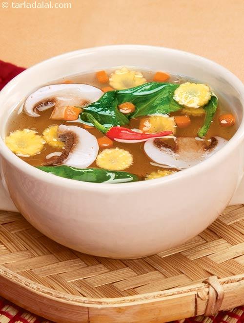 Chinese Vegetable Trio Soup ( Diabetic Recipe )