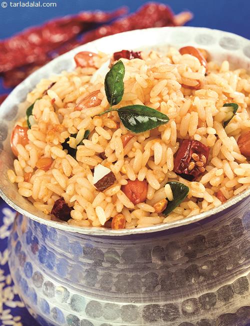 Chitranna Rice ( Microwave Recipe)
