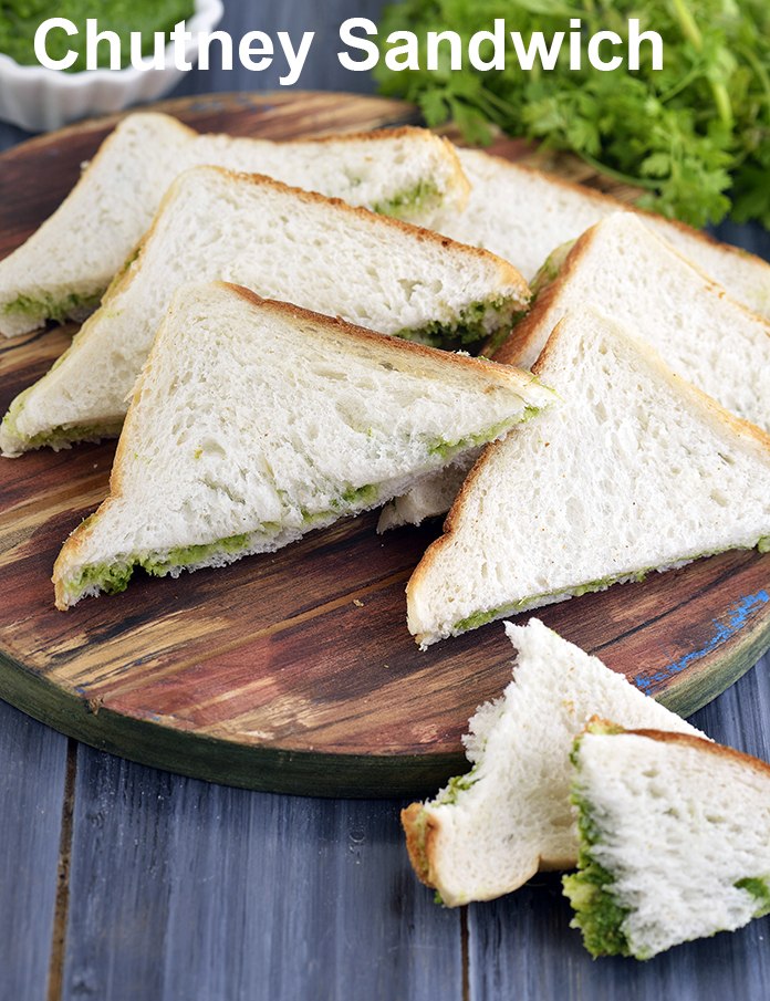 Chutney Sandwich, Green Chutney Sandwich Roadside Recipe