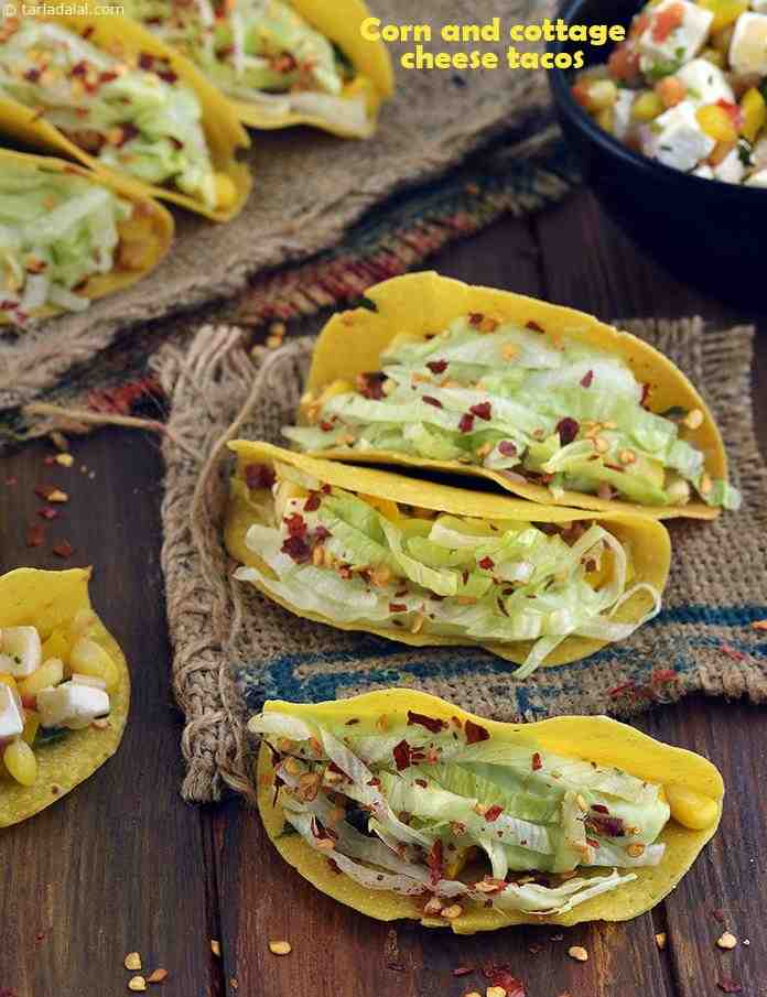 Corn and Cottage Cheese Tacos