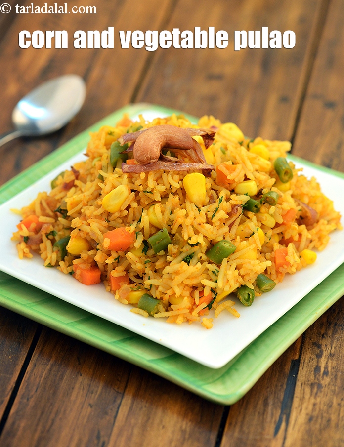 Corn and Vegetable Pulao
