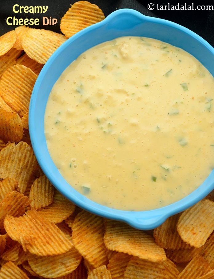 Creamy Cheese Dip, Indian Microwave Cheese Sauce