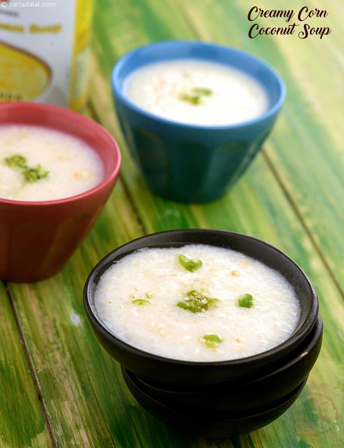 Creamy Corn Coconut Soup, as easy as it can be, this soup just involves combining two ingredients together with salt and cooking for minimal time, but results in a magical experience that is sure to rejuvenate your senses.