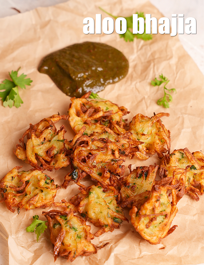 Crispy Potato Bhajias, Aloo Bhajiya Recipe