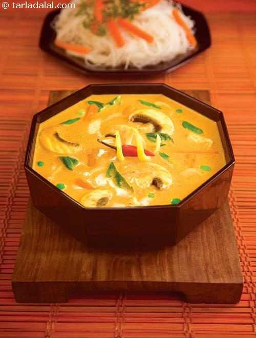 Curry Of Tofu, Mushrooms and Vegetables ( Exotic Diabetic Recipe )