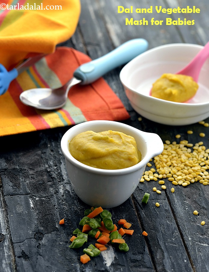 Dal and Vegetable Mash ( Baby and Toddler )