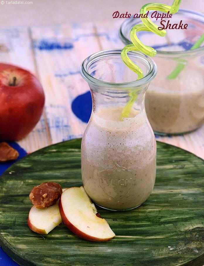 Date and Apple Shake,  a glassful of energy booster that will put you right back into action!