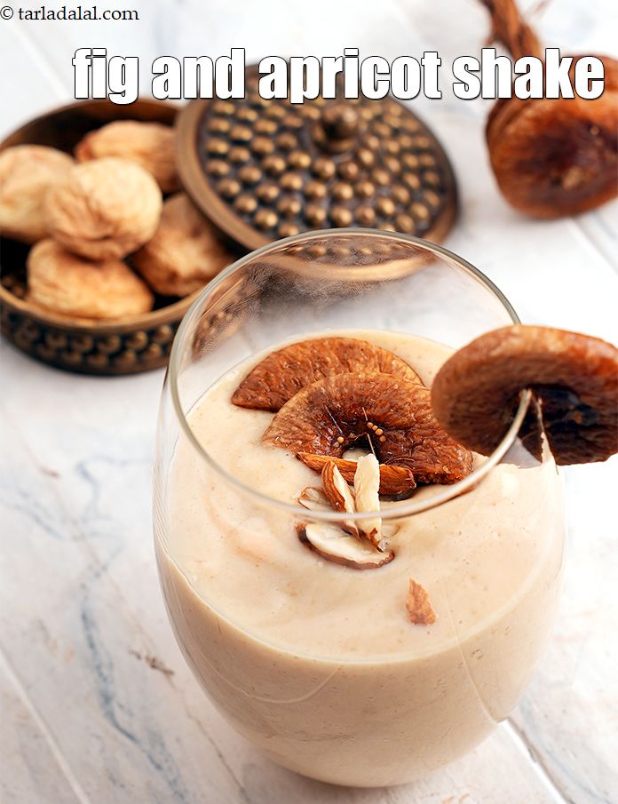 fig and apricot shake recipe, fig and apricot protein shake
