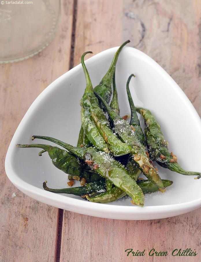Fried Green Chillies